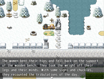 This game ended up being very queer not on purpose as a goal, but that's just part of who I am and the way I experienced my playthrough of Haven by The Game Bakers. Fran and Younah were really fun to write.