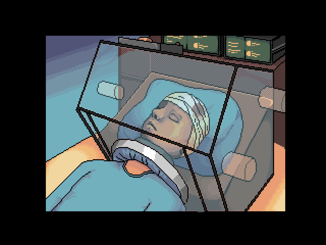 I utilized David Lynch's method of literally following my dreams to conceive of the game's story, as a way to honor him and his work. This was one of the first visions I had.