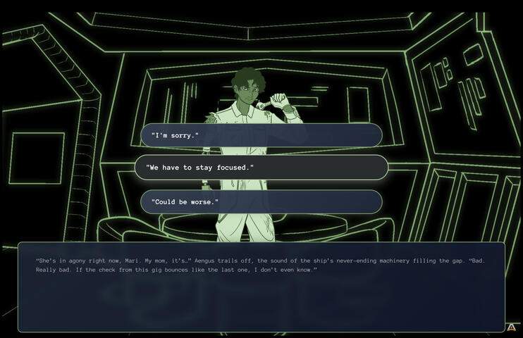 Written for the 2025 IGDA Game Writing SIG Arcjam